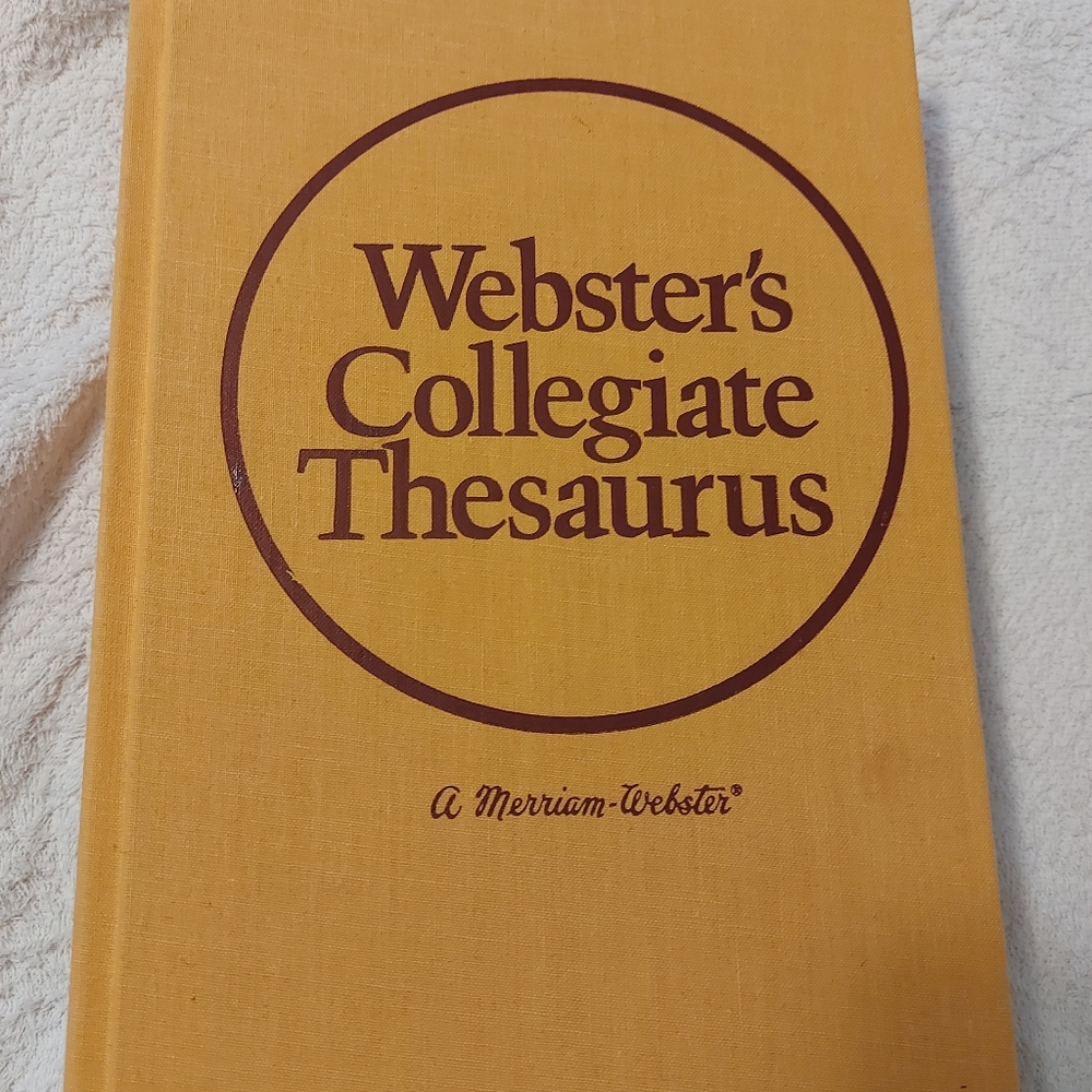 Websters collegiate thesauras